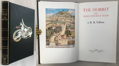 1979 DE LUXE EDITION J.R.R. Tolkien THE HOBBIT There Back Again Maps Illustrated - Image 1 of 4