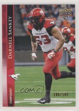 2021 Upper Deck CFL Red /165 Darnell Sankey #119