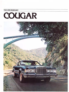 '78 Mercury Cougar, Slick Semi-Deluxe USA Litho Verkaufsbroschüre - Bild 1 von 3