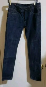 FAMOUS BASICS LEE COOPER DARK BLUE DENIM 100% COTTON JEANS PANTS W36 L31 - Picture 1 of 6