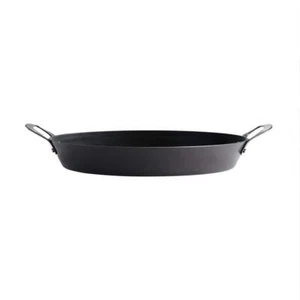 Paella Pan Carbon Steel 15 in. Dishwasher Safe Natural Oiled Interior Oven Safe - Picture 1 of 5