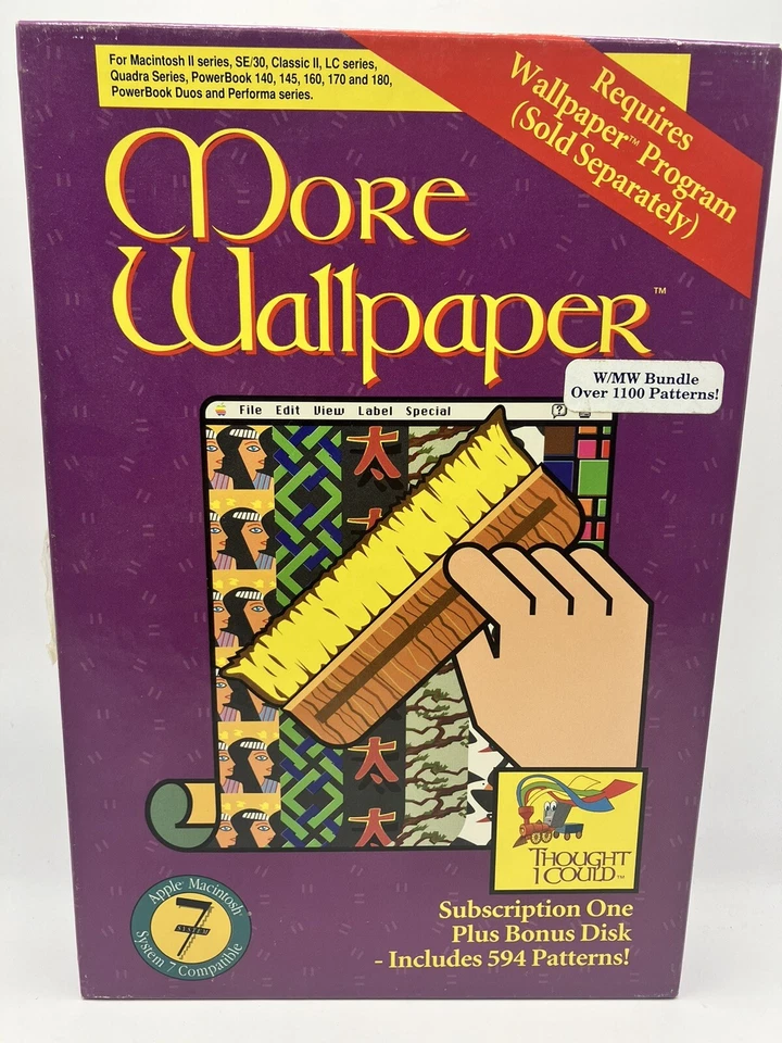 Más Papel Pintado para Macintosh System 7 USADO, Sin Manual Foto 1 de 4