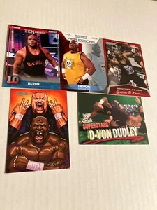 5 carte Devon Dudley wwf tna wrestling nate nuove Rochelle NY 1 carta rookie - Foto 1 di 1