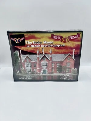 The Tudor Manor Le Manior Rouville-Campbell Casse-tête 3D Puzzle 750 pcs Sealed - Image 1 of 4