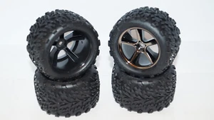 Neumáticos y ruedas Traxxas ensamblados 1/16 E-Revo 7174A - juego completo de 4 - Imagen 1 de 1
