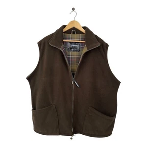 BARBOUR A880 Classic Waistcoat Vest Jacket Tartan Lined - Picture 1 of 15