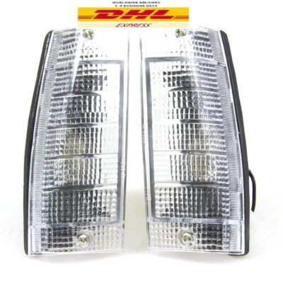 Par de luces transparentes de esquina delantera para 79-87 Toyota Corolla KE70 KE72 TE71 TE72 Foto 1 de 4