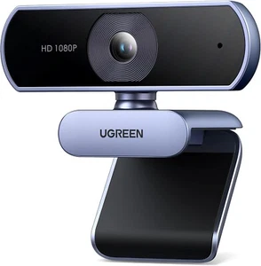 UGREEN Webcam Full HD 1080P 30FPS USB PC Camera 2 Built-in Microphone Rotation - Picture 1 of 7