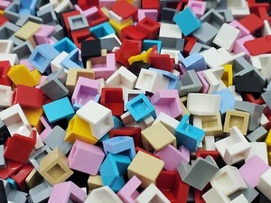 Lego Lot of 50+ Corner Panels 1x1x1 - Assorted Colors - Random Bulk #6231 - Picture 1 of 3