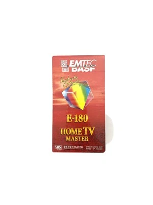 EMTEC Video-Kasette VHS HOME MASTER E180 BASF - Bild 1 von 4