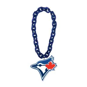 New Baseball Toronto Blue Jays Blue Fan Chain Necklace Foam - Picture 1 of 1