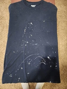 Glidden Paint Splatter Dryblend Workwear Thrashed T-Shirt, Mens LARGE - Picture 1 of 7