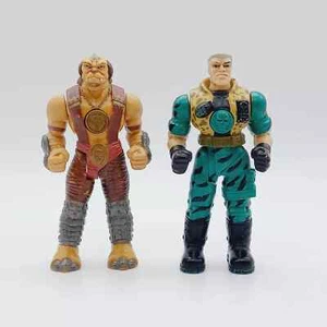 Lot 2 Action Figures Karate Fighters Small Soldiers Archer Chip Hazard 1998 UCS - Bild 1 von 7