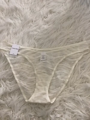 1 CALVIN KLEIN WOMEN ALLOVER LACE BIKINI UNDERWEAR QD3972 $15 - Image 1 of 4