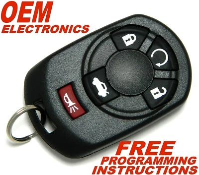 NEW 2005 2006 2007 CADILLAC STS KEYLESS REMOTE KEY FOB MEM# 1 15212383 - Image 1 of 4