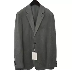 Men Suitsupply Blazer Havana Patch Unlined Silk & Linen Ferla 106 EU54L UK/US44L - Picture 1 of 8