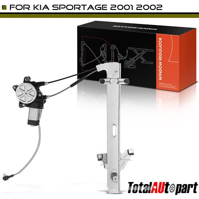 动力窗调节器带电机适用于起亚 Sportage 2001 2002 后乘客侧 — 第 1/4 张图片