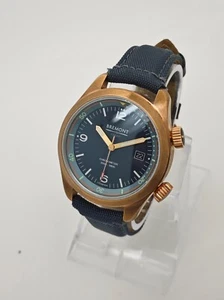 BREMONT HMAF 42mm Bronze Argonaut Blue Divers Watch - Picture 1 of 7