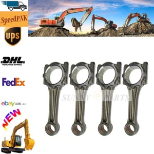 4 x Brand-new Higher Quality Replaces Connecting Rods  For Kubota V2607 Engine - Picture 1 of 5