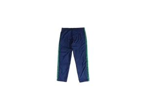 Adidas Men's Vintage 90s Navy w/ Green Classic 3-Stripe Track Pant - Picture 1 of 10