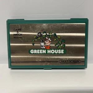 NINTENDO GAME & WATCH GREEN HOUSE MULTI SCREEN 1982 GH-54 - TRES BON ETAT - Picture 1 of 9