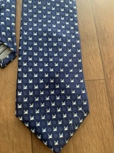 Corbata de cuello Nordstrom azul 100 % seda para hombre hecha en China - Imagen 1 de 13
