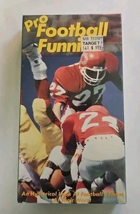 Pro Football Funnies VHS SEALED Halcyon Days Productions VTG - Picture 1 of 7