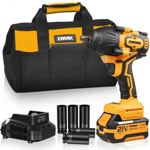 21V Brushless Cordless Impact Wrench 1/2 Inch - 775 Ft-lbs High Torque, 4.0Ah... - Picture 1 of 6
