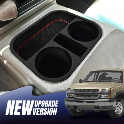 GMT800 Add-on Center Console Armrest Cup Holder for GMC Yukon Sierra Tahoe 03-07 - Imagem 1 de 4