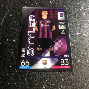 2022-23 Topps Match Attax UEFA Club Competitions - Pedri #148 - Picture 1 of 2