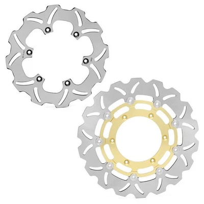 Rotores de discos de freno delanteros traseros flotantes para Suzuki DRZ400SM DR-Z 400 SM 2005-2024 Foto 1 de 4