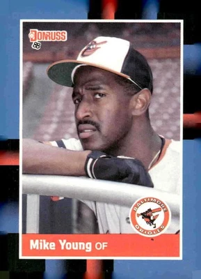1988 Donruss #396b Mike Young - Image 1 of 2