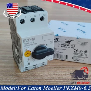 Disyuntor protector de motor 4-6,3A para Eaton Moeller PKZM0-6,3 PKZM06,3 - Imagen 1 de 8