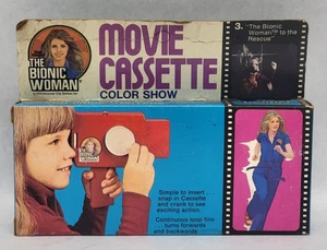 1977 Kenner The Bionic Woman MOVIE CASSETTE #3 Bionic Woman to the Rescue - New - Picture 1 of 6