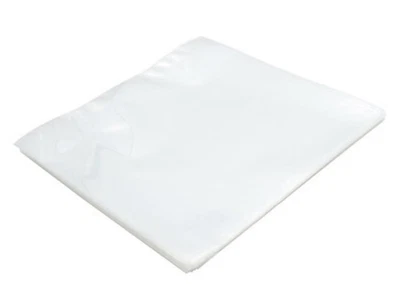 VINYL GURU Pack of 100 x 12" inch Vinyl Record Album LP 450 Gauge Polythene Sleeves Covers