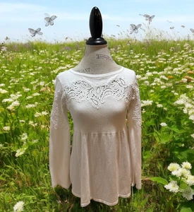 Top acanalado acanalado Style & Co túnica tejida babydoll para mujer pequeña pequeña - Imagen 1 de 10