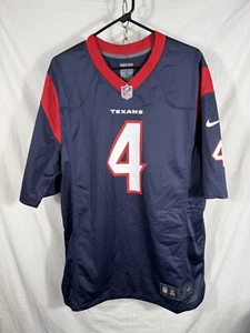 HOUSTON TEXANS D WATSON DEEP STEEL BLUE TRIKOT ON FIELD VON NIKE NEU MIT ETIKETT GRÖSSE LG - Bild 1 von 6