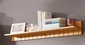 Wandregal Natur Holzregal 100 cm breit Kiefer massiv gelaugt geölt Landhausstil - Bild 1 von 1