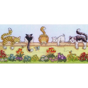 Kit point de croix Bothy Threads Chats paresseux XGR1 - Picture 1 of 6