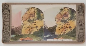 Lion's Head, Dovedale Derbyshire, England, Circa 1870's Thornward Stereoview - Picture 1 of 2