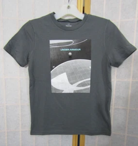 NWT Under Armour Basketball Outside Gray Pullover Short Sleeve T-Shirt Youth S - Picture 1 of 5