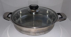 Sartén de acero inoxidable ONEIDA Immaoulate 18/10 con tapa de vidrio - Imagen 1 de 10