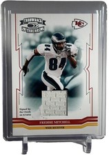 2005 Donruss Throwback Threads Football Jersey #111 Freddie Mitchell W/Top Load