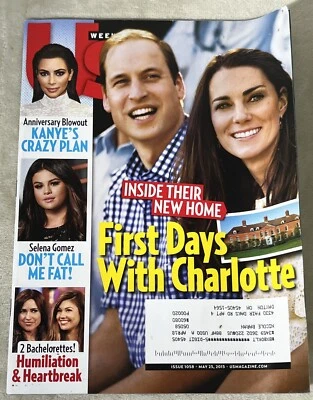 US Weekly Issue 1058 May 25 2015 Magazine Kate & William Kim Kardashian - Image 1 of 4
