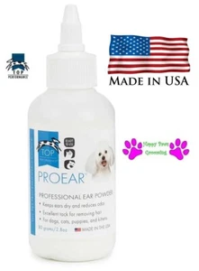 80g BULK SIZE Groomer Pro EAR POWDER Pet DOG CAT Hair Pulling Grooming*USA MADE - Picture 1 of 4