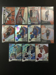 2021-21 Panini Mosaic Prizm Lot(25) Reactive Blue - Silver - Jam Masters