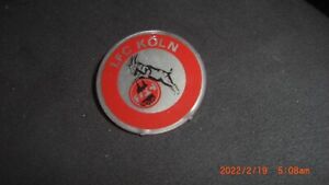 1 FC Köln Silber Button zum Anstecken mit Nadel 3 cm  siehe Bild