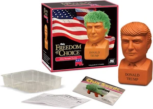 Chia Pet Donald Trump - Freedom of Choice - Novelty Pottery Planter - Picture 1 of 4