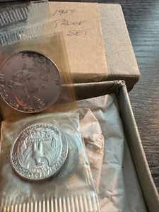 1954 Silver Proof Set Comes in Original Box - Picture 1 of 2