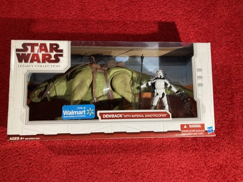 Star Wars Legacy Collection Dewback Imperial Sandtrooper Walmart Hasbro 2009 New Cover